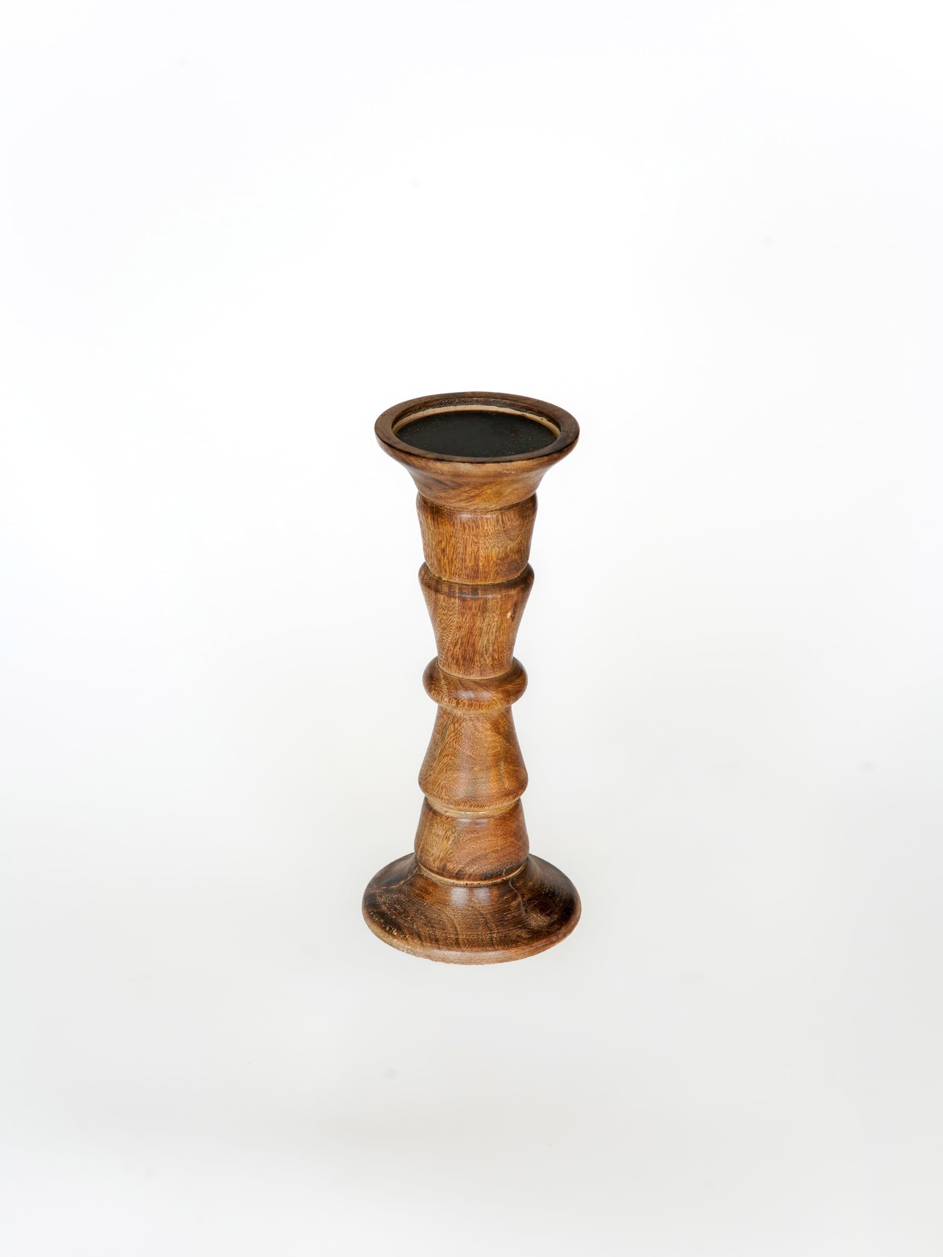 Traditional Medium Burnt Eco-Friendly Handmade Mango Wood Set of One 9