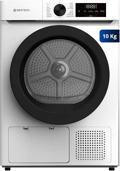 GEDTECH Sèche-linge pompe à chaleur SLHPE - L60cm - 16 programmes - Départ différé - Grande capacité (10 Kg) - 1