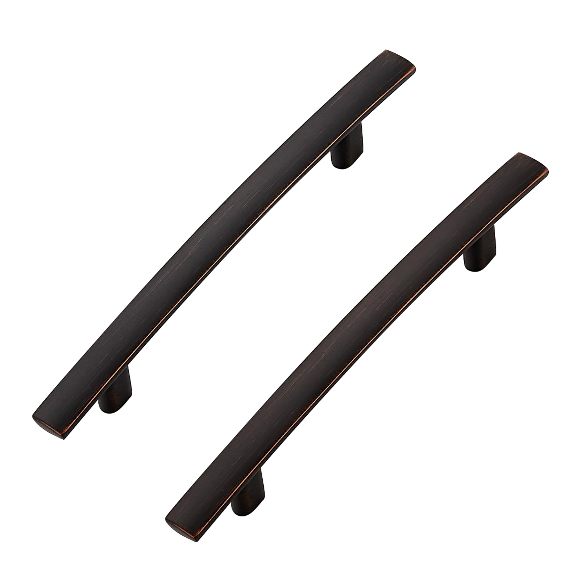 Ravinte Decor 30 Pack Handles 4" Hole Center Curved Pulls Oil Rubbed Bronze