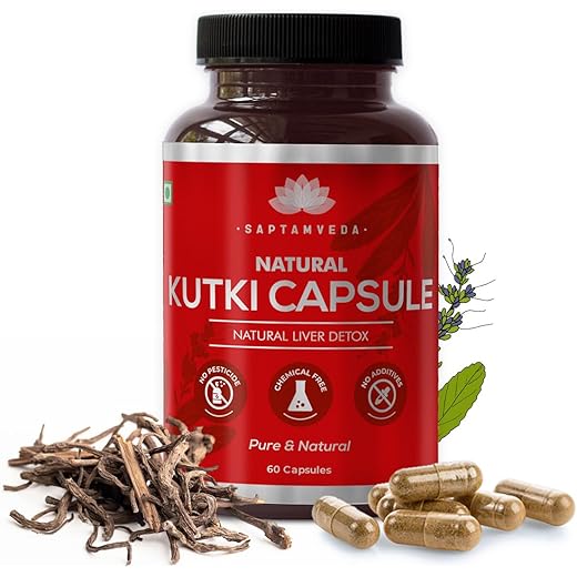 SAPTAMVEDA Kutki Liver 500mg Capsules