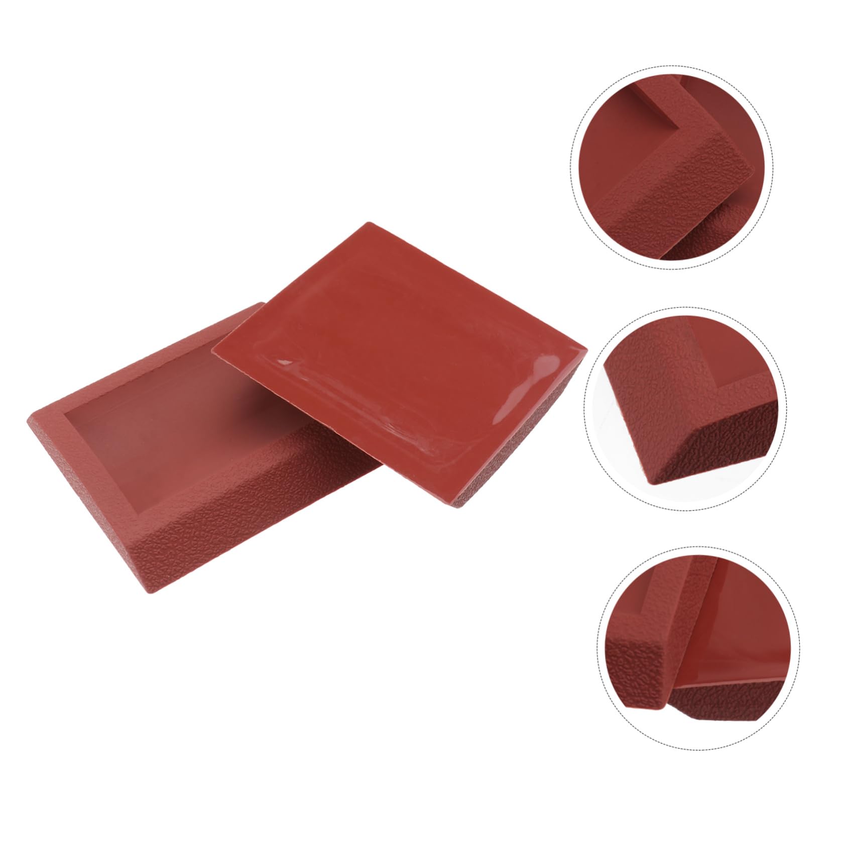 NULYLU Piano Cup Pads 2 Pack of Non-Slip PVC Pads for Piano Legs Floor Protection