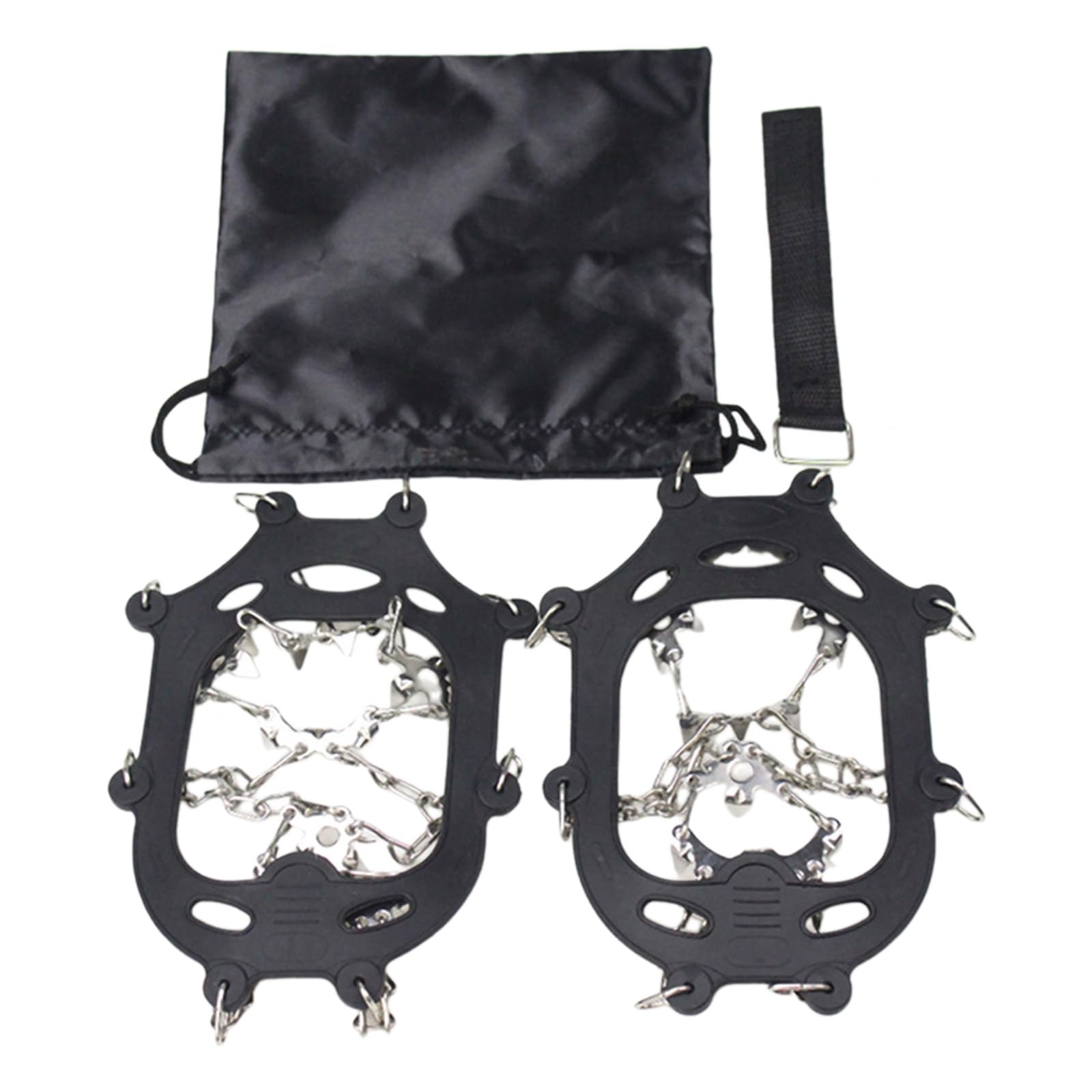 Slip Traction Cleats For Ice & Snow Stainless Steels Ice Spikes Ice Cleats Crampons 23 Spikes Shoe Ice Snow Grips