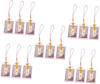 PRETYZOOM 15 Pçs Sachê Real Para Decoração De Carro Pingente De Carro Japandi Bolsa Roxa Pendurada Bolsa De Bênção Estilo Japonês Bolsa De Fortuna Estilo Japonês Bolsas De Bênção Estilo