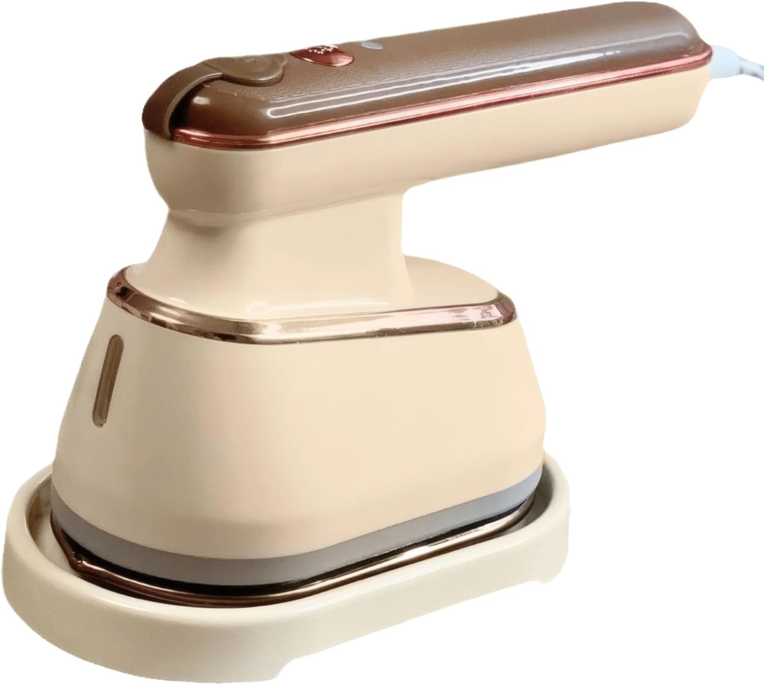 1000W Handheld Iron, Mini Fabric Steamer, Portable Clothes Iron, 0.9-1.3 L Capacity, 65 In Cord, Home And Travel, One Button