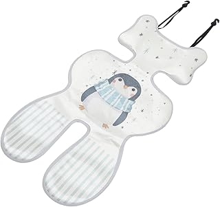 Hohopeti 1 peça de carrinho de bebê tapete de carro de bebê inserção infantil almofada de assento de carro de verão forro de carrinho de bebê almofada de malha inserção de carrinho de bebê recém-nascido almofada de carrinho de bebê forro tapete de assento