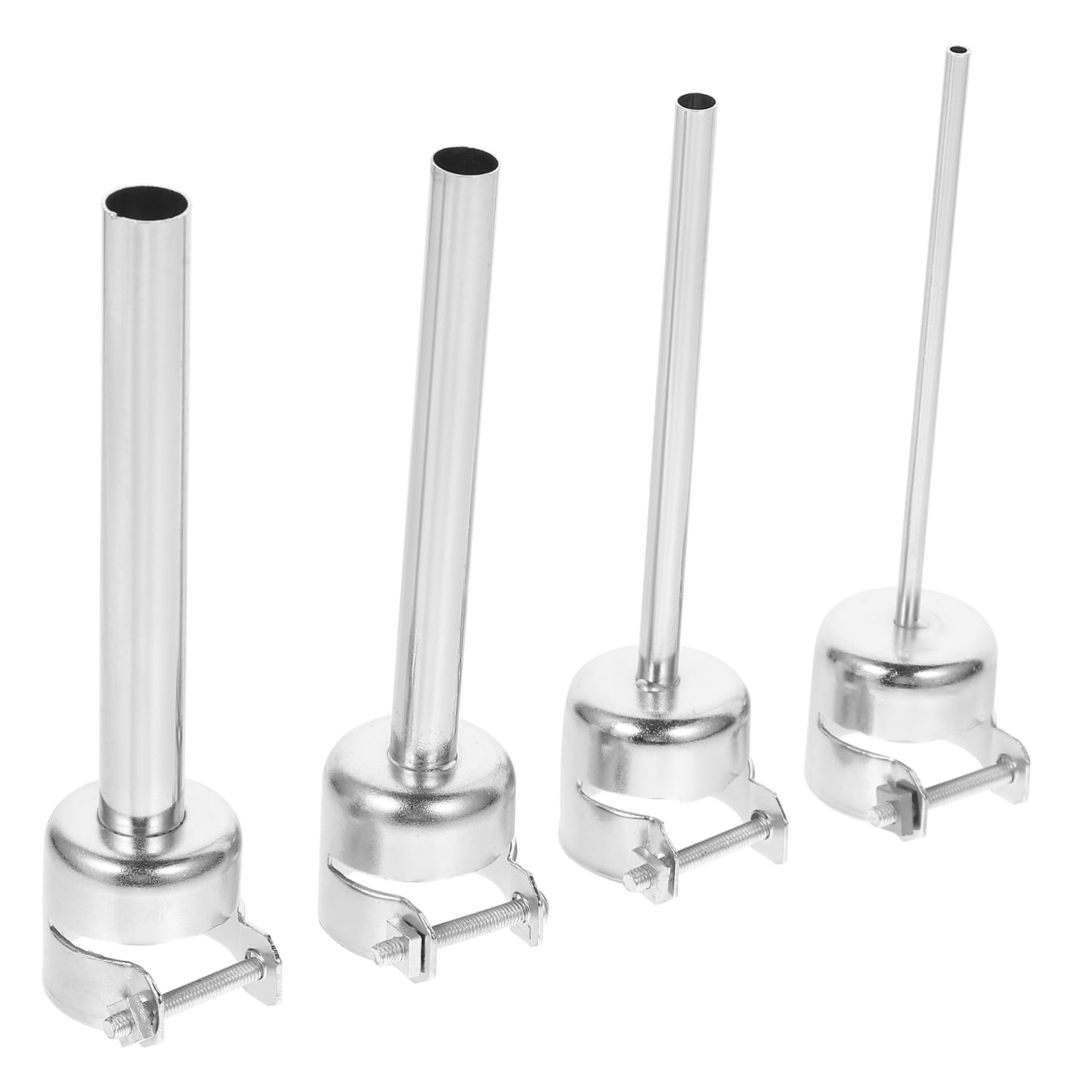 Ciieeo 4pcs Hot Air Soldering Tips 3/5/8/10mm Hot Nozzle Kit for Soldering Station Easy to Replace