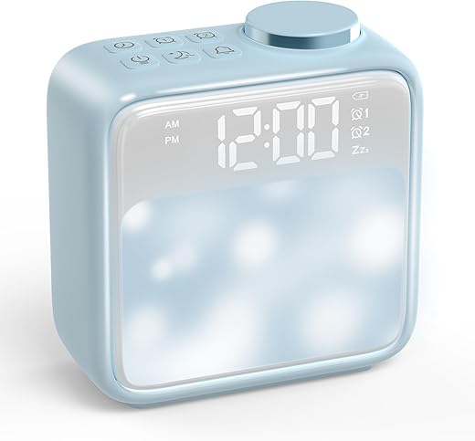 AIRIVO Alarm Clock Night Lights, Rechargeable Alarm Clock for Bedrooms, 6 Scenes & White Noise photo AIRIVO Alarm Clock Night Lights, Rechargeable Alarm Clock for Bedrooms, 6 Scenes & White Noise