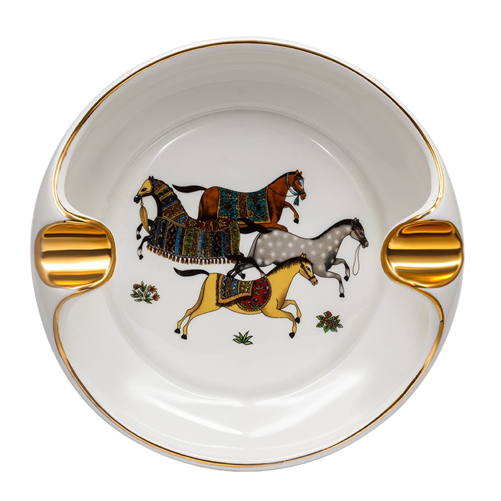 Akcesoria do dekoracji popielniczki ceramicznej, oryginalna wiatroodporna popielniczka do wewnętrznego patio na zewnątrz dom i biuro do restauracji, baru, domu, biura (kolor: B)