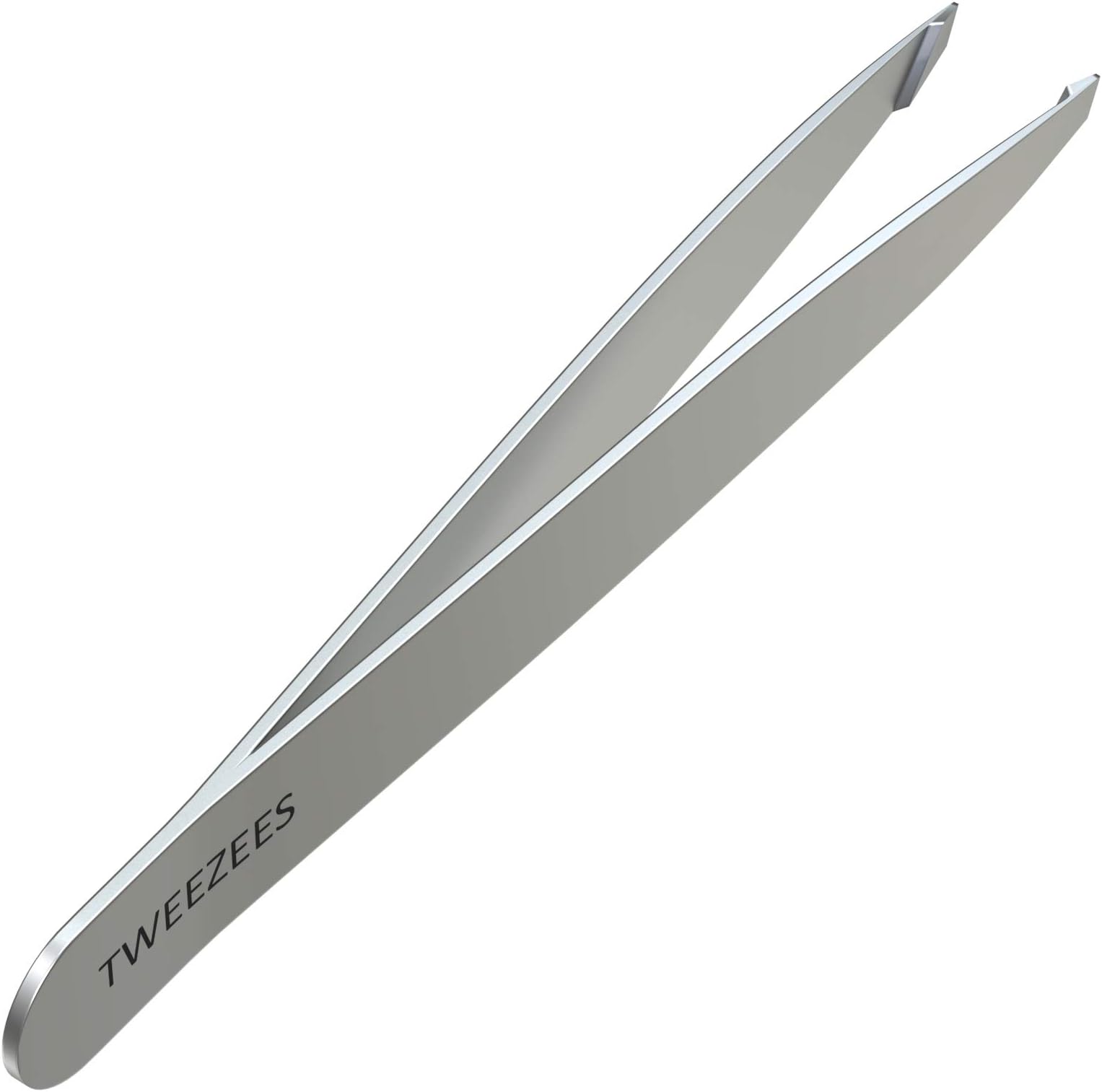Tweezers for Eyebrows | Precision Slant Tip Tweezer | For Eyebrow Shaping | Hair Removal and Ingrown Hair Treatment | Surgical Grade Stainless Steel | For Men and Women | By Tweezees