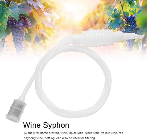 Miniatura 5 de Sifones automáticos, Sifones de plástico de grado alimenticio, mini sifón automático de tubería con filtro para elaboración de cerveza de vino,