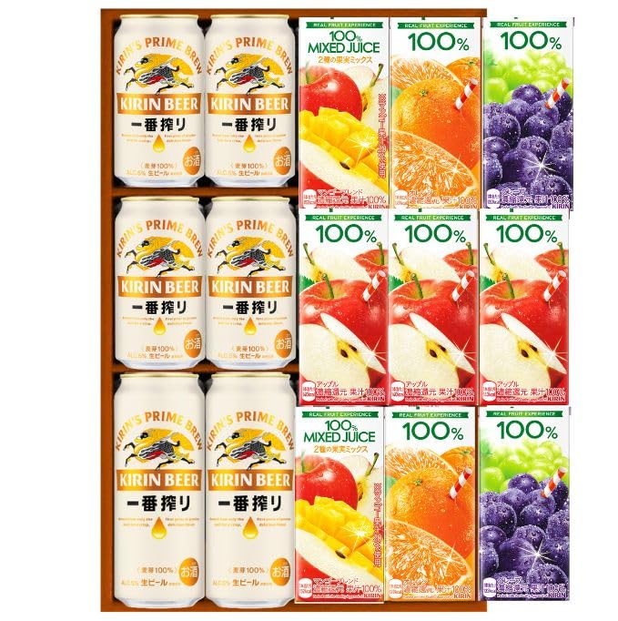 キリン一番搾り 350ml  4箱 Amazon.co.jp: キリンビール 一番搾り 350ml缶4本・500ml缶2本 & 紙