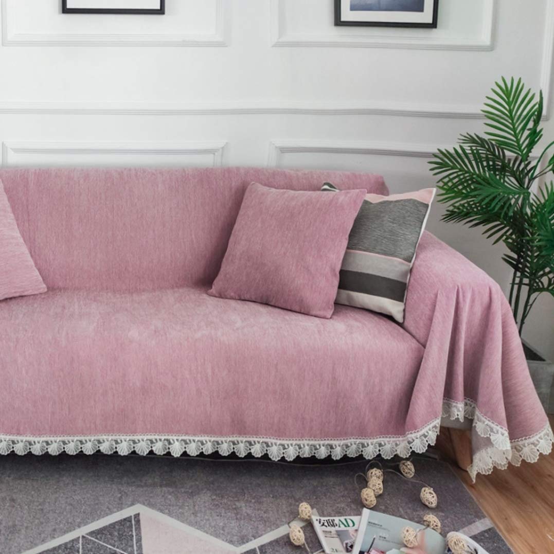 ソファーカバー パープル ベッド ストライプ ソファー マルチ カバー テーブル クロス ラグ カーペット マット エスニック  ソファに掛けるだけの布カバー レース 180*150 無地 シンプルでかわいい オシャレなマルチカバー 緑 青