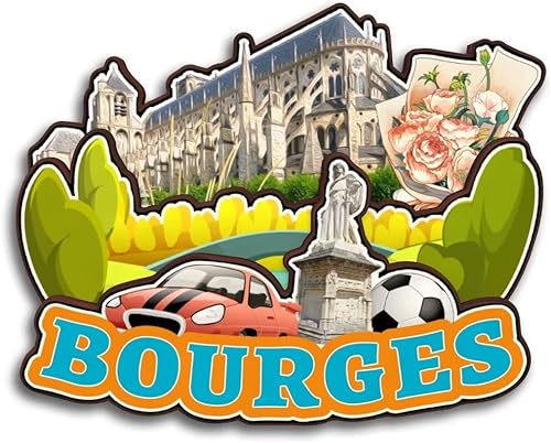 Miniatura 12 de Blois Centre-Val de Loire Francia - Imán de madera para nevera, colección 3D, hecho a mano, viajes, ciudad, recuerdos, nevera, regalo