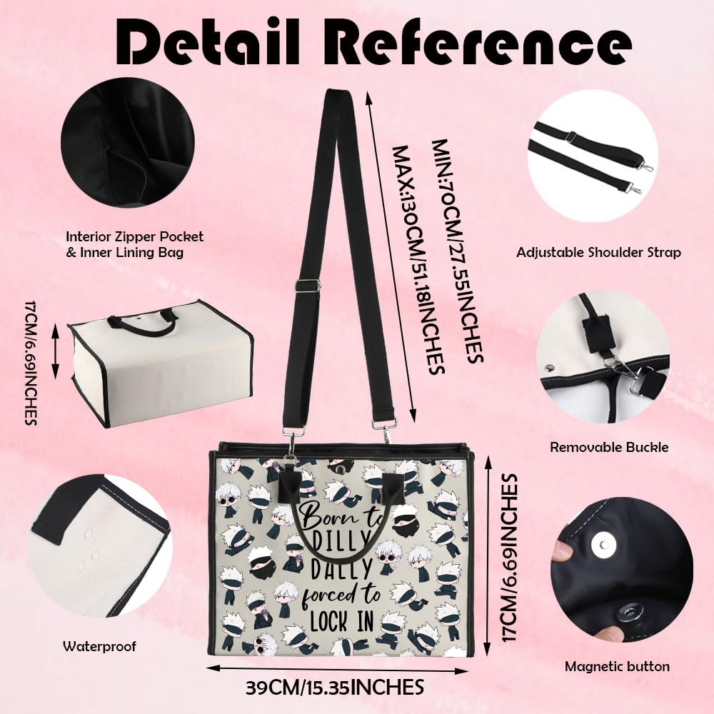 JK Anime Inspired Gift SG Crossbody Bag JK Anime Lover Gift JK Anime Merchandise for JK Anime Fans (BornToTB) - Image 2