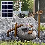 ARTIGIANATO FATTO A MANO - Ogni pezzo di fontana solare in bambù è un'opera d'ingegno. Il bambù anti-crepa viene selezionato e, dopo diverse lucidature manuali, la texture naturale e il colore originale del bambù vengono preservati, mostrando un'elevata consistenza e pura artigianalità.