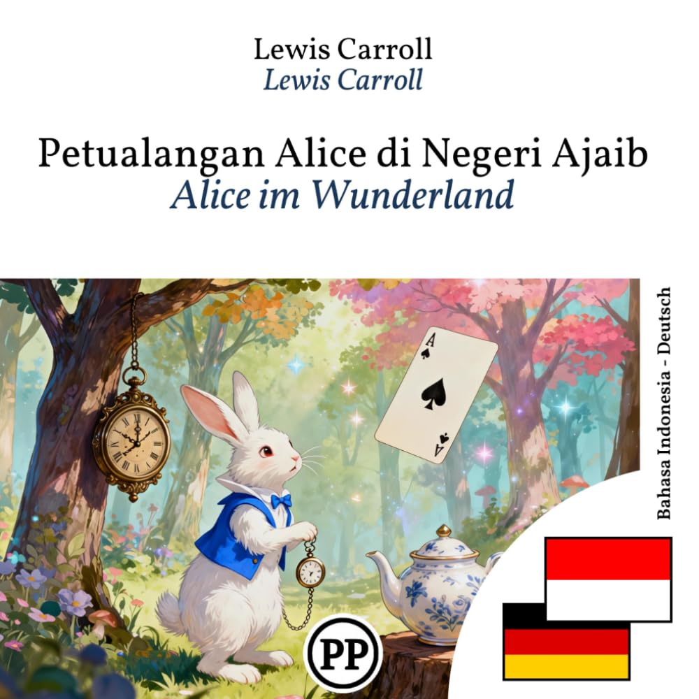 Alice im Wunderland: zweisprachiges Buch Indonesisch-Deutsch (zum Lernen von Indonesisch)