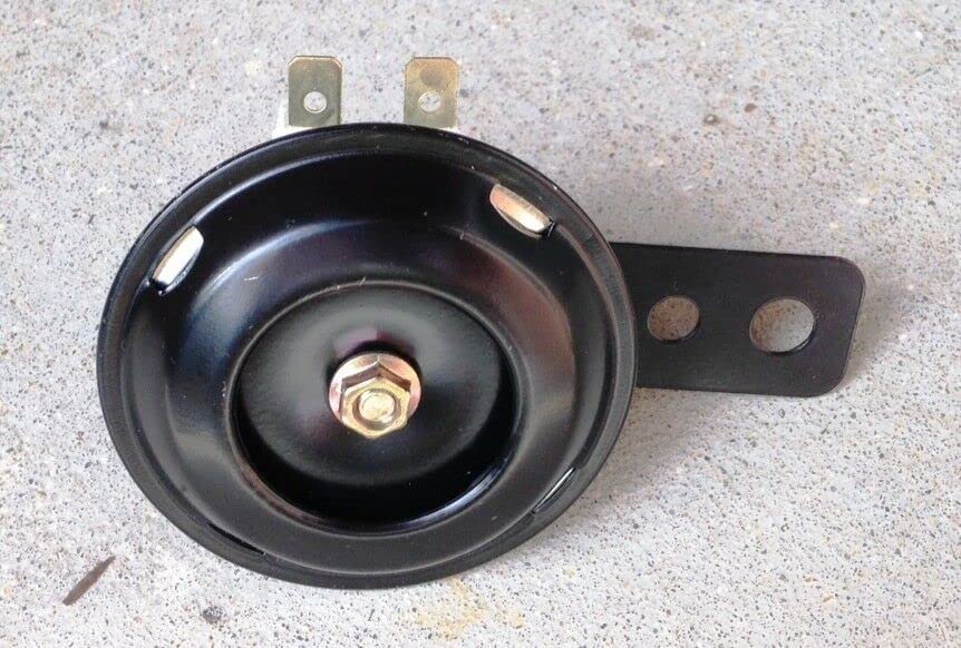 Replacement for Horn Mini But Loud 12 Volt 110db for Car Metal Disc Horn w/Metal Mounting Brkt