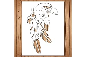 Eagle Stencil | Reusable Birds Native American Eagle Bird Silhouette Stencils for...