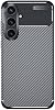 Case Black Carbon Silicone Original Compatible with Spia Samsung Galaxy S24 FE Compatible with Samsung Galaxy S24 FE, Black