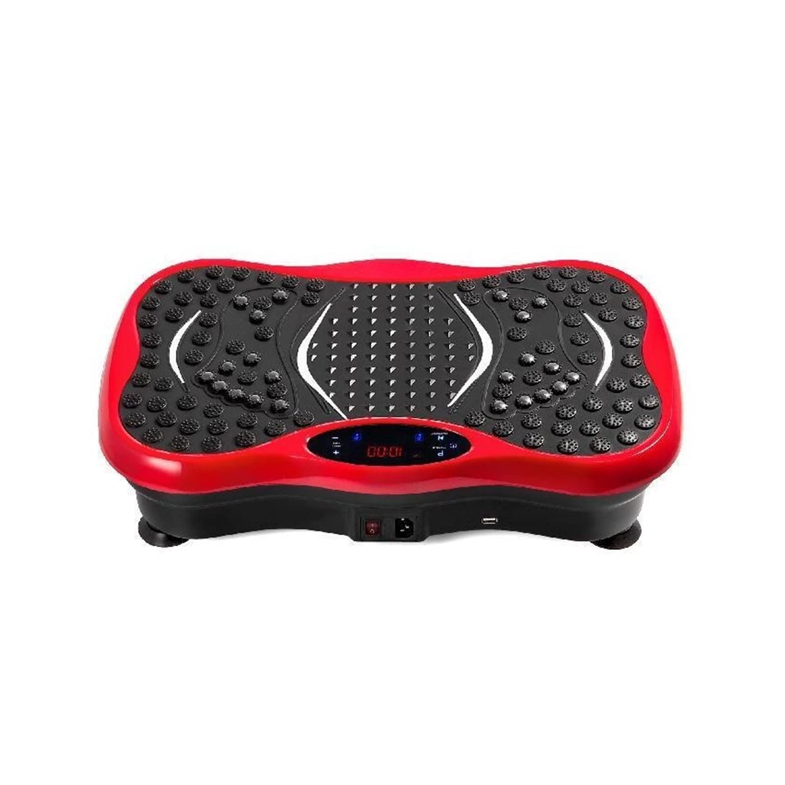 Vibration Platform Plate Whole Body Massager Machine with Resistance Bands & Remote Control for Fat Burning, Weight Loss,High Stability