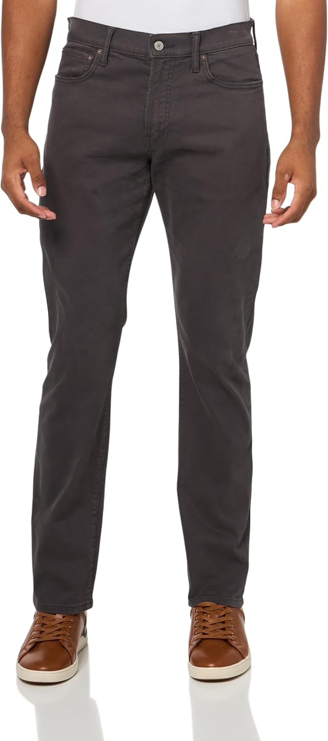 Lucky Brand Mens 410 Athletic Straight Brushed Twill