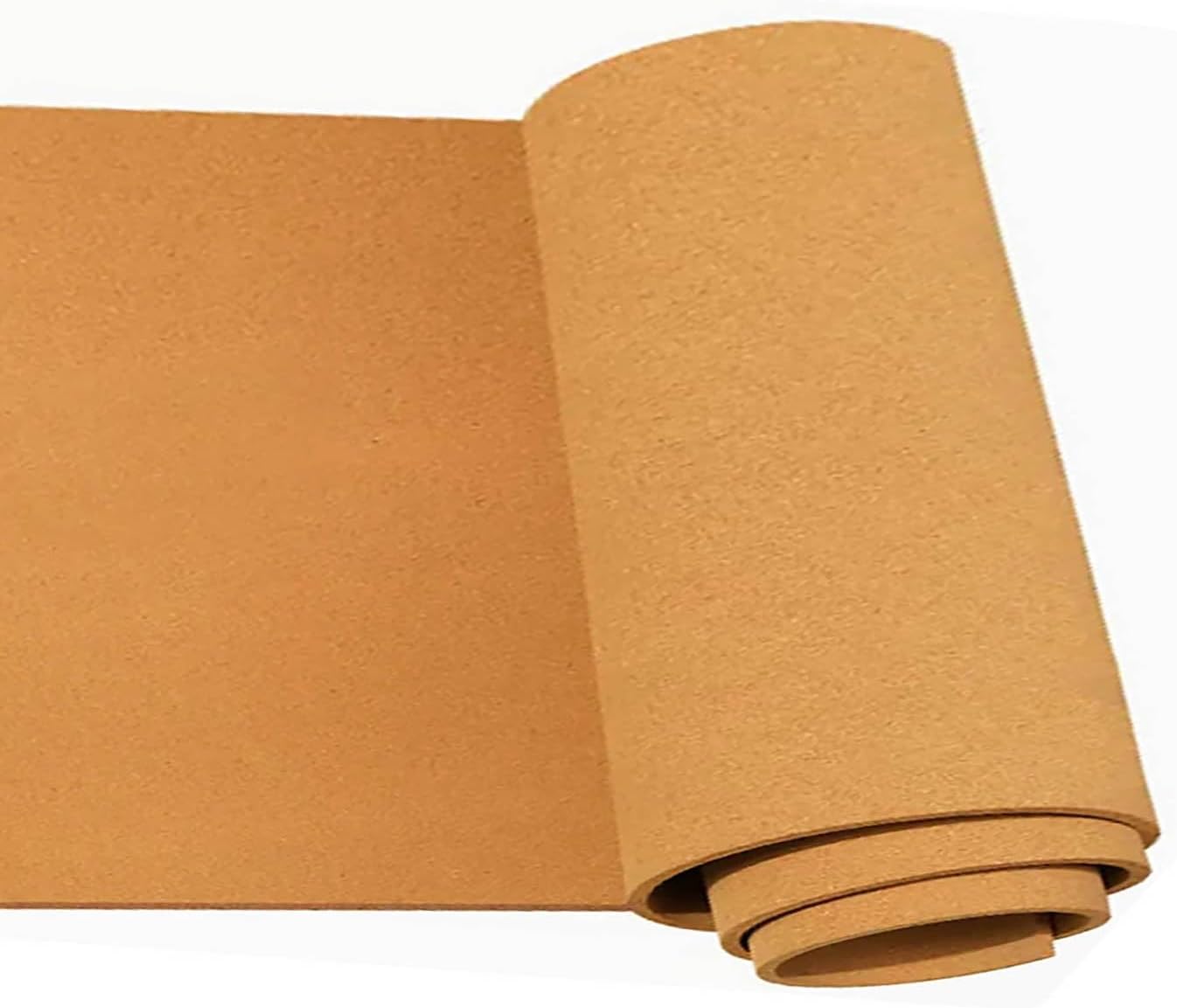 Cork Roll, Cork Board For Office, Cork Shelf Liner, Drawer Liner, Sound Insulation, 1/3" 1/4" Thick, For Office Home School Diy Supplies, Brown ( Color : Thick 6mm , Size : 0.8mx3m(2.6ftx9.8ft) )