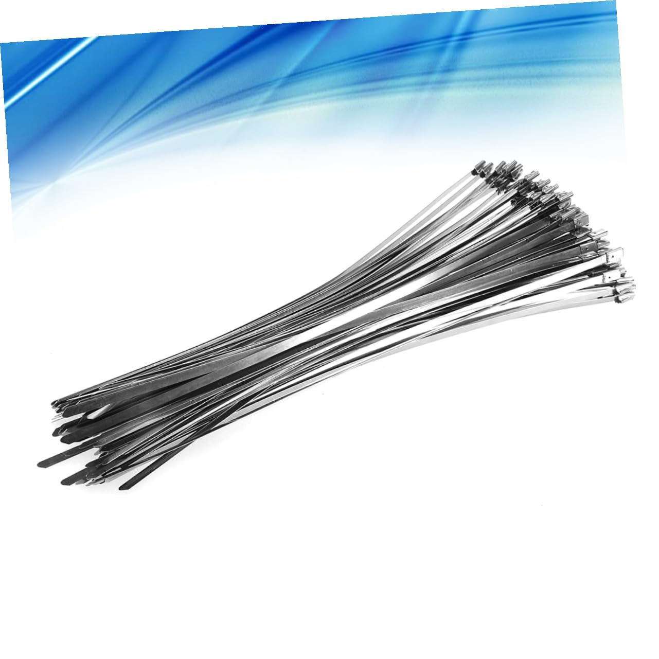 ARTIBETTER 200pezzi Fascette in Acciaio Inox Autobloccanti per Cavi di Scarico Fascette Stringitubo in Acciaio Inox per Barche per Cavi