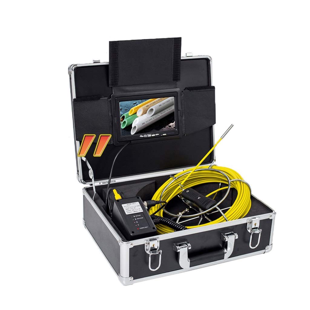 20/50/100M Pipe Inspection Video Camera,6.5mm Cam Drain Sewer Pipeline Industrial Endoscope(Size:100m)