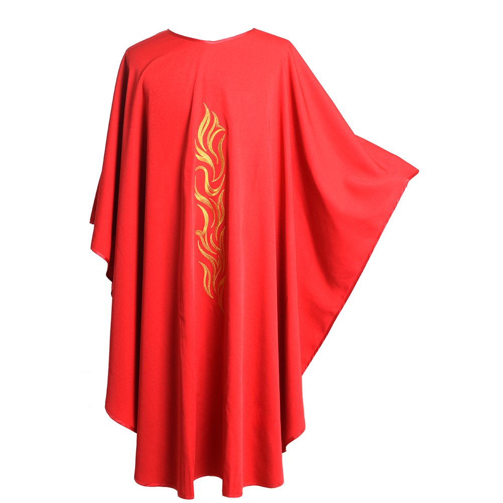 BLESSUME Priest Chasuble Bestickte Vestments Altar Mass Vestments Robe