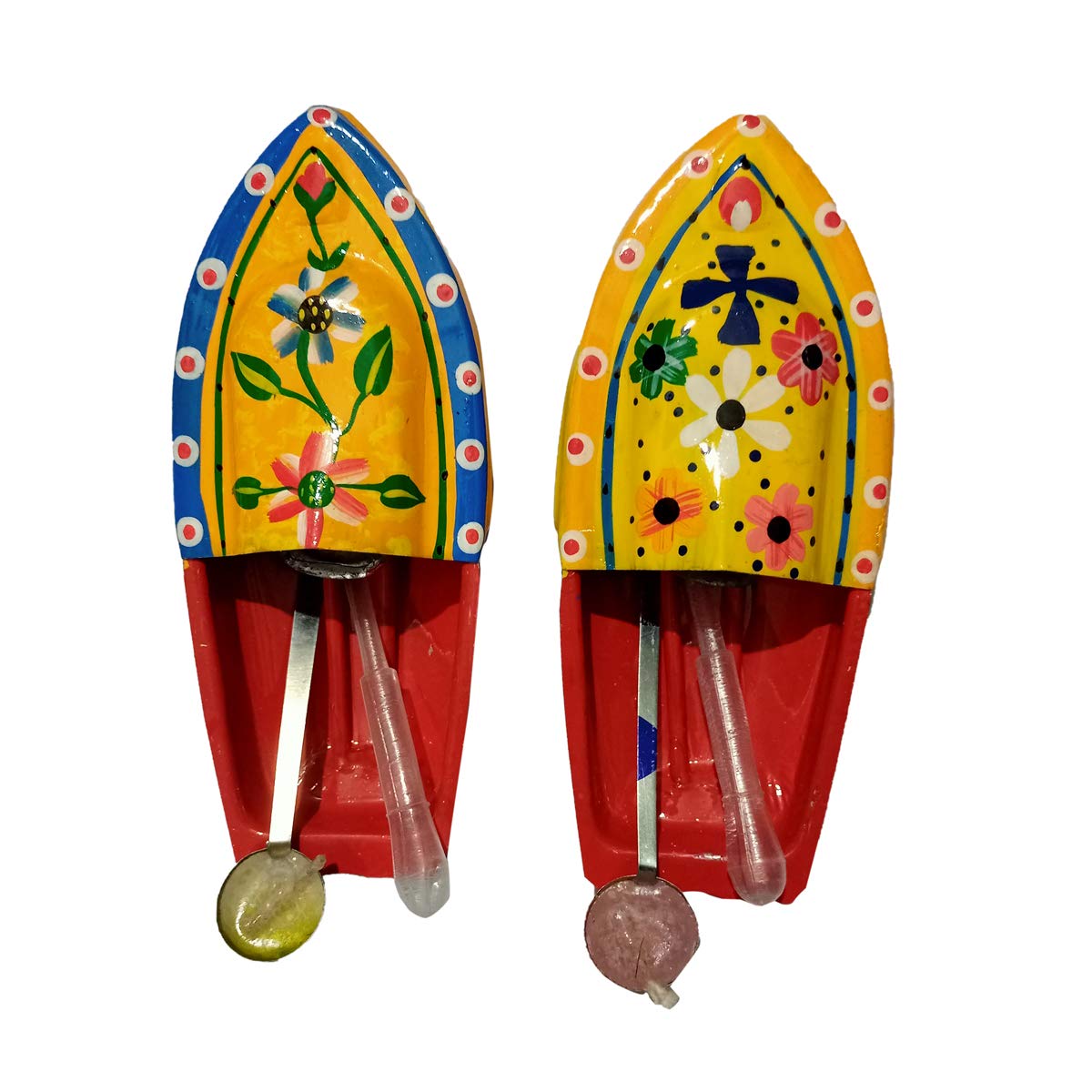 BG Bazzar Gali 2pcs. Hand Painted Flower Fun Steam Powered Tin Toy Boat Nav Pop Put Putt Candle Powered Fuel Flame with Free Dropper and Candle (B08S6RG5L7) Amazon Price History, Amazon Price Tracker