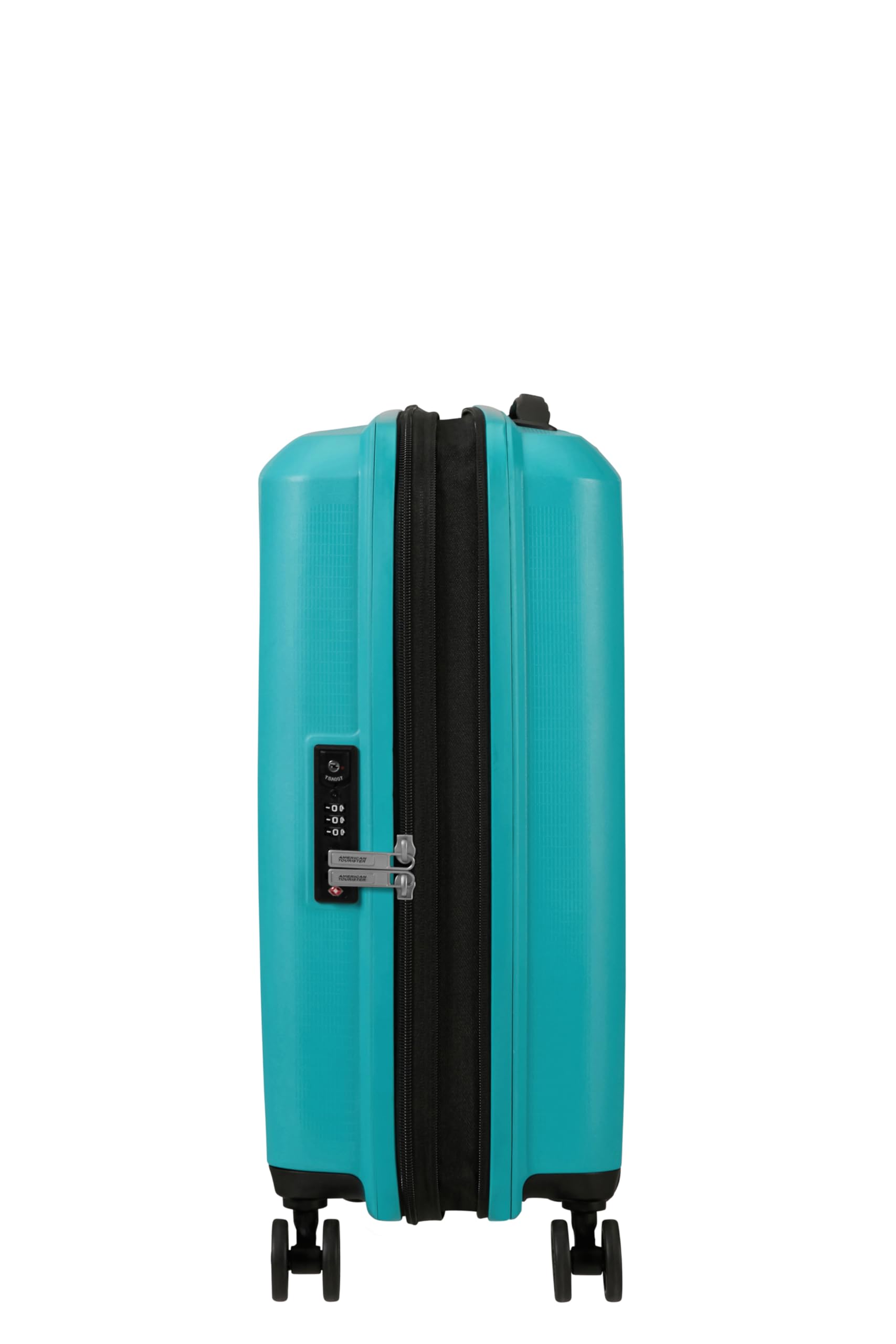 American Tourister Aerostep - Spinner S, Bagage à Main Extensible, 55 cm, 36/40 L, Turquoise (Turquoise Tonic)