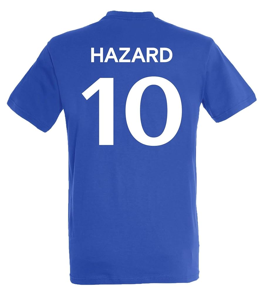 Chelsea HAZARD 10 シャツ 2017-18 Chelsea Home Shirt Hazard #10 - 8/10 - (XL)