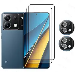 Película 5D Cerâmica Xiaomi Poco X3 X4 X5 X6 Pro + Película Câmera Vidro (POCO X6 PRO)