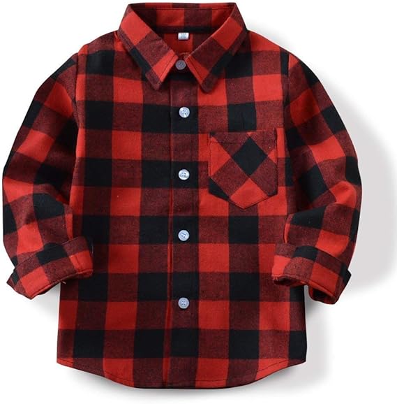 Buffalo plaid shirts for boys Clearance