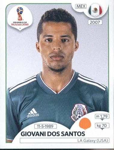 2018 Panini World Cup Stickers Russia #462 Giovani dos Santos Mexico Soccer Sticker