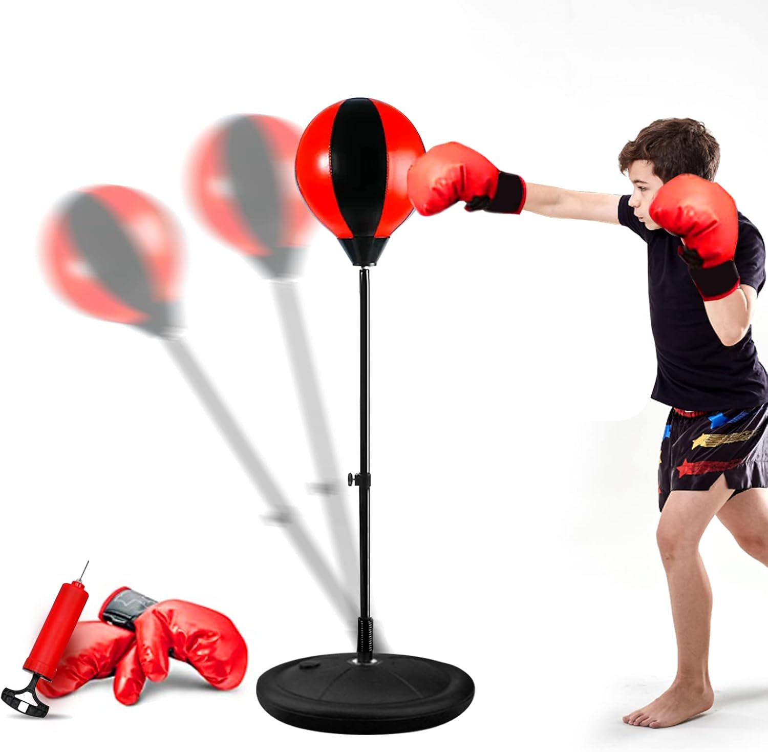 Punching Bag for Kids 310 Years Old Adjustable Height