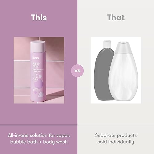 Miniatura 6 de Frida Baby Lavanda - Baño de burbujas para bebés y niños + gel de baño, sueño y calmante para niños y bebés, dermatológicamente probado, sin