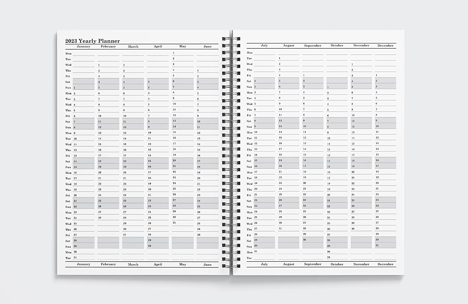 2024 Tagebuch Planer A5 Terminplaner Organizer Janu Produktbild-Vorschau 8