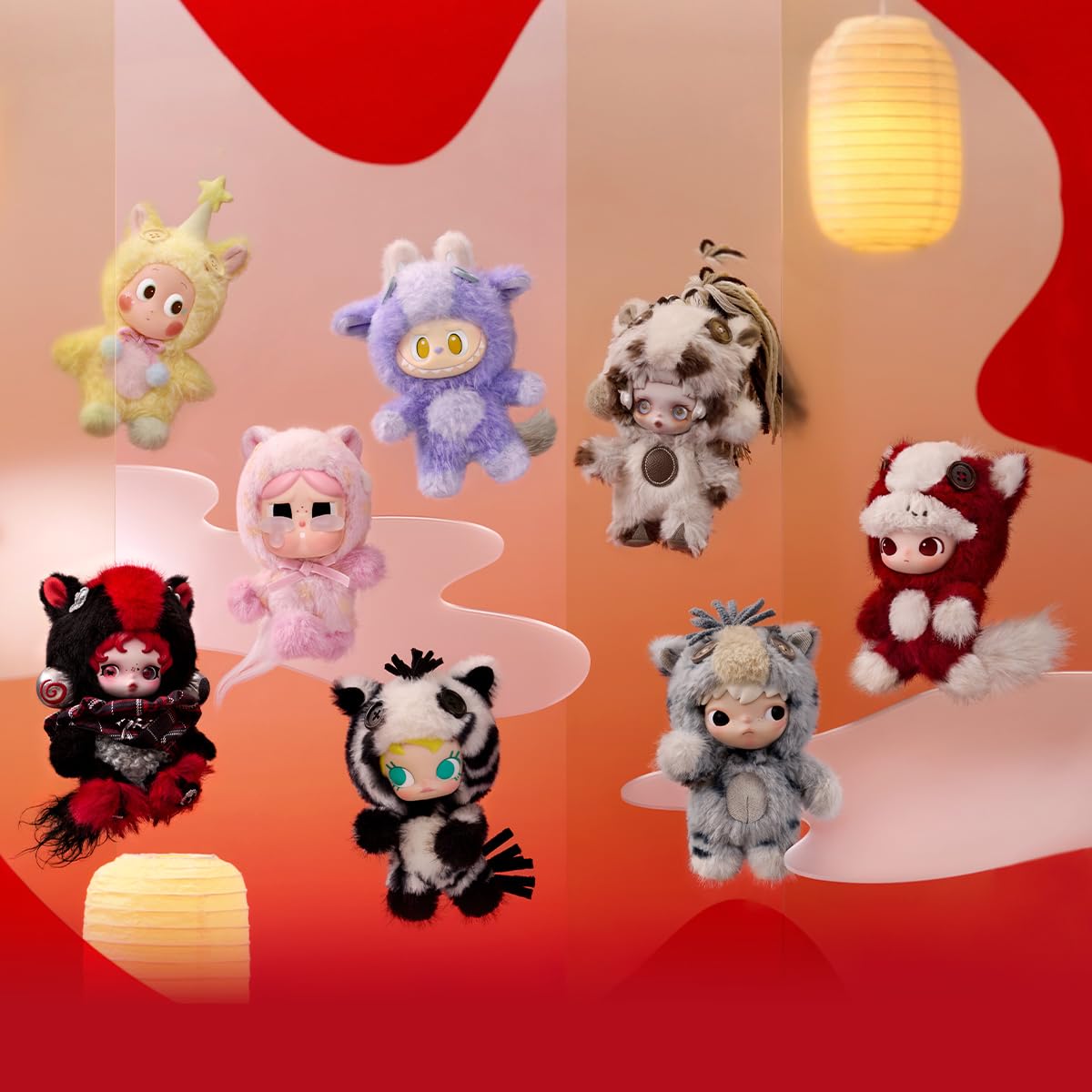 Amazon.com: POP MART Have a Good Run Series - Plush Pendant Blind