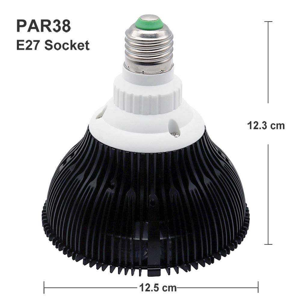 KINGBO 18W LED Aquarium Light Bulb Par 38 E27 for Coral Reef