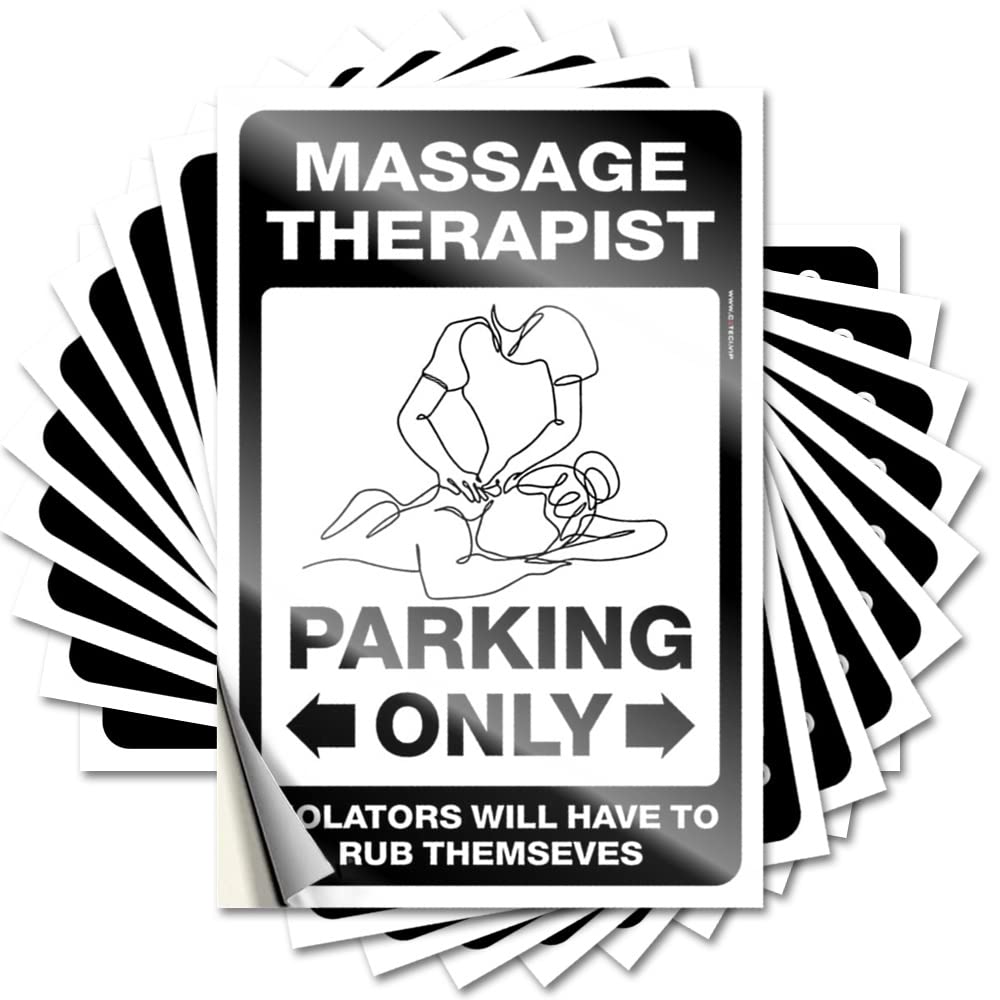 Decal Badass, Quick Wall Massage Therapist Parking Only | Vintage Home Decor(8X12CM)