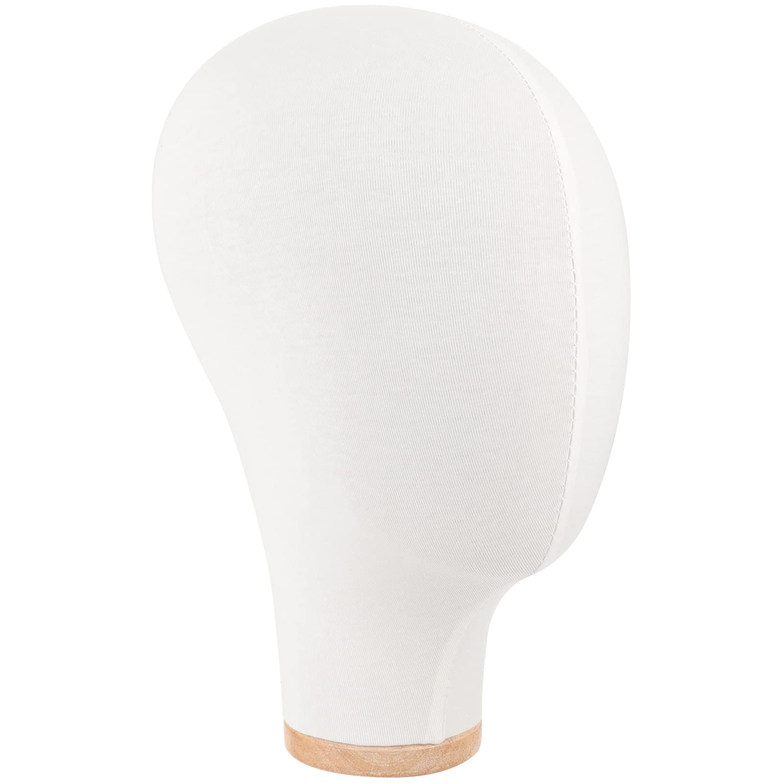 Supporto Testa Manichino per Cappelli e Occhiali Materiale Sintetico Bianco, Superficie Liscia e Applicazione Multipla per Esposizione in Negozio e Collezioni Parrucche