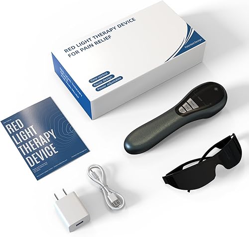 Miniatura 8 de Terapia de luz roja para el cuerpo, dispositivos de terapia de luz infrarroja cercana para aliviar el dolor articular y muscular, 14 x 650 nm + 3 x
