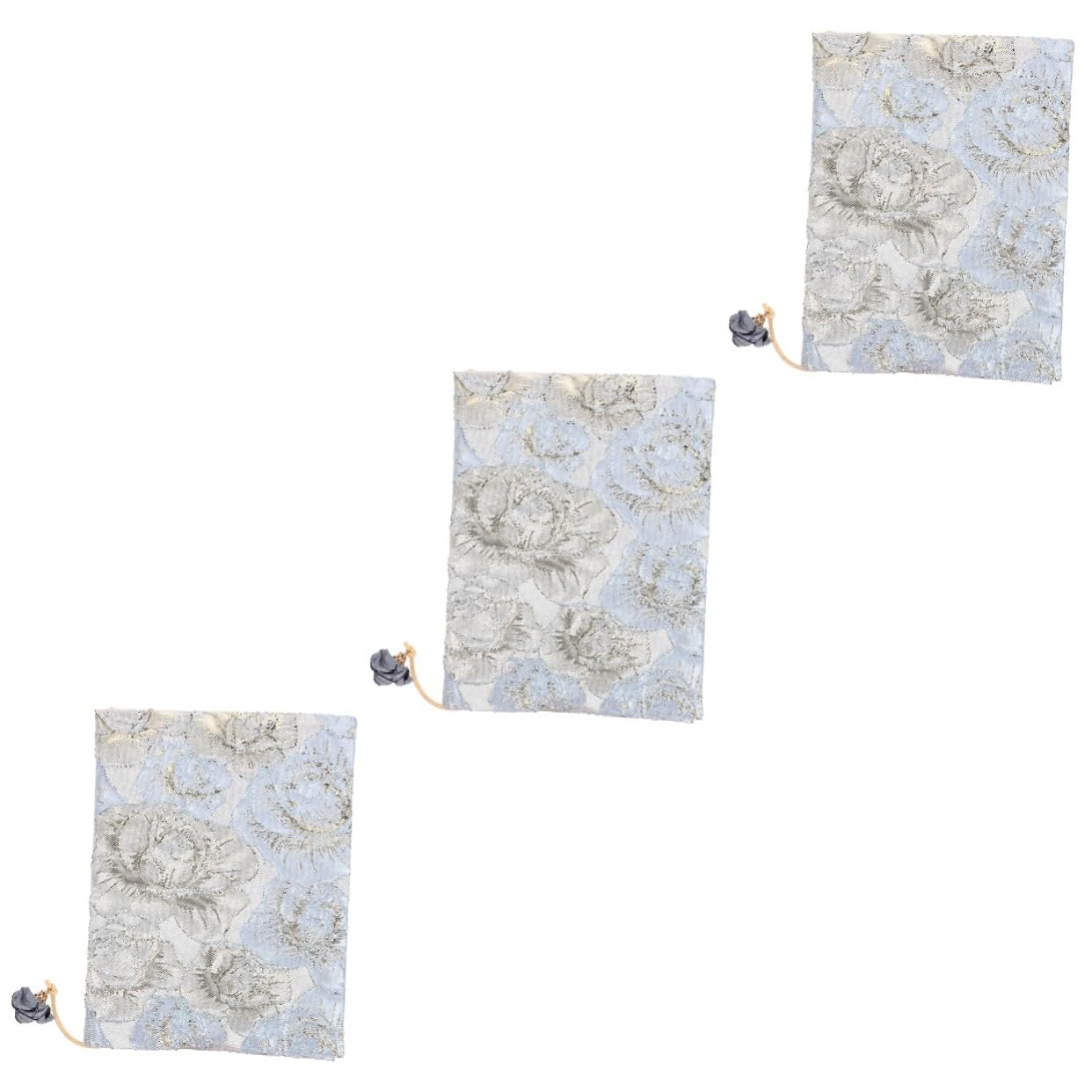 ARTIBETTER 3 Pièces Couverture de livre en tissu livres scolaires amoureux des livres toile de reliure décor ancien manche de protection de livre couvertures de livres de protection chiffon