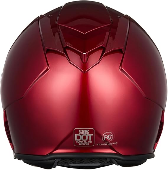 VCAN Bluetooth Integrated Full Face Motorcycle Helmet with Dual Visor
