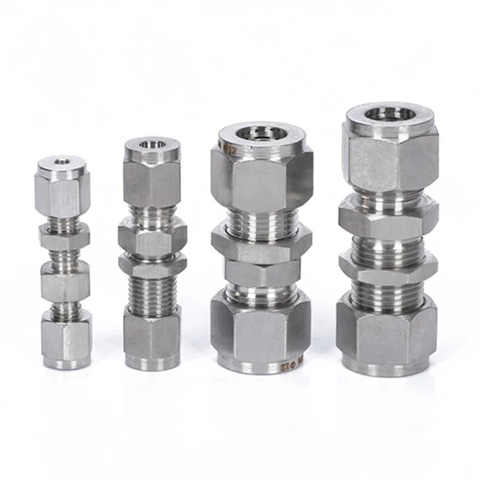 Adaptador de doble virola PURYN contra fugas en tubos de acero inoxidable de 3 mm