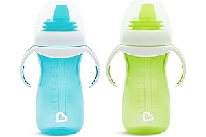 Munchkin Latch Transition Sippy Cup with Trainer Handles, 10 oz.