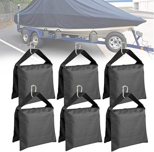 Miniatura 1 de Bolsa de arena para cubierta de barco, kit de amarre de grado marino, accesorios para barcos, bolsas de arena resistentes al viento, capacidad de 10