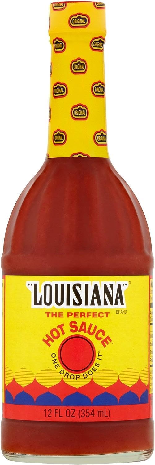 Louisiana Hot Sauce 354ml - Popular 12oz American Sauce - Hot Chilli Sauce - US IMPORT - (Pack of 1)