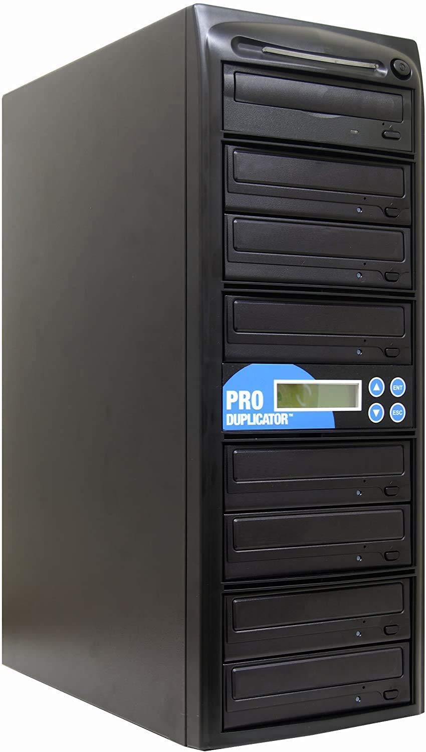 Produplicator 1 to 7 24x Writer CD DVD Duplicator - Standalone Duplication Copy Tower